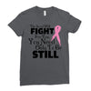 the lord will fight for you, you need only to be still Ladies Fitted T-Shirt