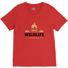 Wildlife Camping V-Neck Tee