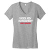 under new management, just married Women's V-Neck T-Shirt
