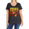 pizza forever Ladies Curvy T-Shirt
