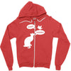 pussy chicken tshirt funny cat bird humor tee rooster Zipper Hoodie