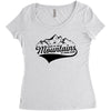 Going To The Mountains Is Going Home Women's Triblend Scoop T-shirt