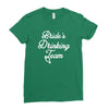 bride's drinking team diamond ring bachelorette Ladies Fitted T-Shirt