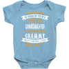 Super Cool Granddaughter Of A Freaking Awesome Grammy Baby Onesie