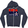 usa basketball logo Zipper Hoodie