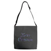 merry christmas colorful glitter Adjustable Strap Totes