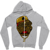 dog hip hop style Zipper Hoodie