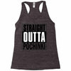 pubg - straight outta pochinki Racerback Tank
