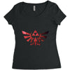 Zelda Galaxy Women's Triblend Scoop T-shirt