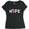 hope minnie mouse Women's Triblend Scoop T-shirt
