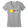 pacman 1979 Women's V-Neck T-Shirt