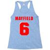 baker mayfield new jersey number Racerback Tank