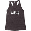 love  funny weapons retro war urban art guns knife cool peace Racerback Tank