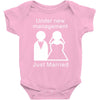 under new management   just married Baby Bodysuit