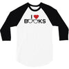 i love books 3/4 Sleeve Shirt