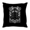 tardis gallifreyan tee Throw Pillow