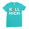 Roll High Dungeon T-Shirt Ladies Fitted T-Shirt