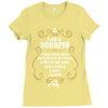 i am a scorpio Ladies Fitted T-Shirt