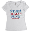 The Human Fund Money For People Women's Triblend Scoop T-shirt
