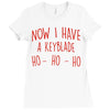 now i have a keyblade Ladies Fitted T-Shirt