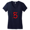 red logo best Women's V-Neck T-Shirt