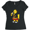 fractal comic book guy Women's Triblend Scoop T-shirt