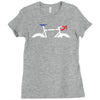 tour de france new 2015 logo Ladies Fitted T-Shirt