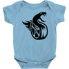 fangs dragon Baby Bodysuit