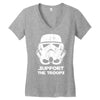 support the troops Women's V-Neck T-Shirt