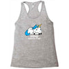 sad unicorn Racerback Tank