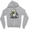 zomboy attacks (2) Zipper Hoodie