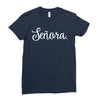 senora white Ladies Fitted T-Shirt