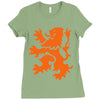 lion rampant Ladies Fitted T-Shirt