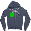 cider slave drinking west country apple scrumpy rough cyder Zipper Hoodie
