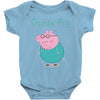 peppa pig  daddy pig Baby Bodysuit