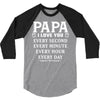 I Love you Papa 3/4 Sleeve Shirt