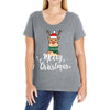 merry cristmas reindeer Ladies Curvy T-Shirt