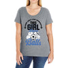 Some Girls Love Diamonds This Girl Loves Balls Ladies Curvy T-Shirt