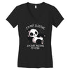 just resting my eyes Women's V-Neck T-Shirt