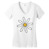flower Women's V-Neck T-Shirt