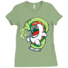 salmon likes wasabi Ladies Fitted T-Shirt