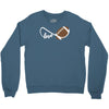 football infinity love Crewneck Sweatshirt