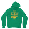 kings are born in 1987 Unisex Hoodie