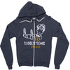 no suggestions please Zipper Hoodie