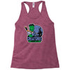spooky city creatures   hockey team Racerback Tank