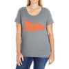 go flag Ladies Curvy T-Shirt