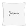 Cat Math Throw Pillow