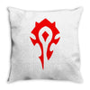 world of warcraft mists of pandaria horde Throw Pillow