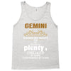 Gemini Hated By Many Wanted By Plenty Disliked By Some Confronted By N Tank Top