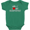 i' love my helicopter pilot Baby Bodysuit